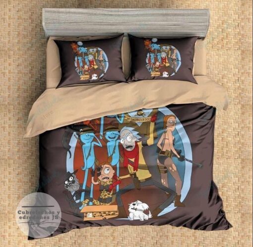 Rick and Morty's Wild Time Travel Bedding Set