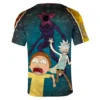Rick & Morty Galactic Escape Monster Shirt back