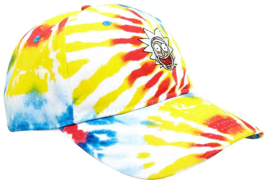Rick Sanchez Galactic Tie-Dye Explosion Baseball Cap