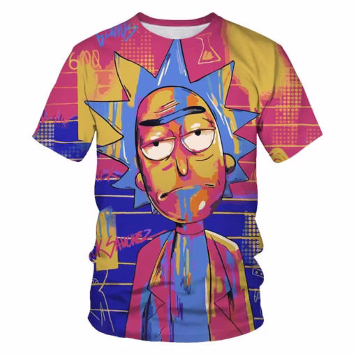 Rick Sanchez Graffiti Art Vibes Shirt