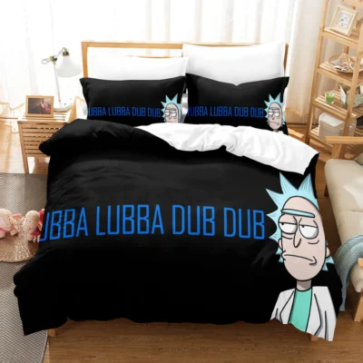 Rick's Classic Wubba Lubba dub dub Bedding Set