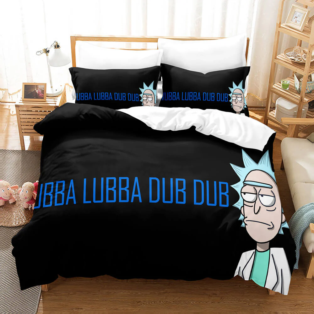 Rick's Classic Wubba Lubba dub dub Bedding Set
