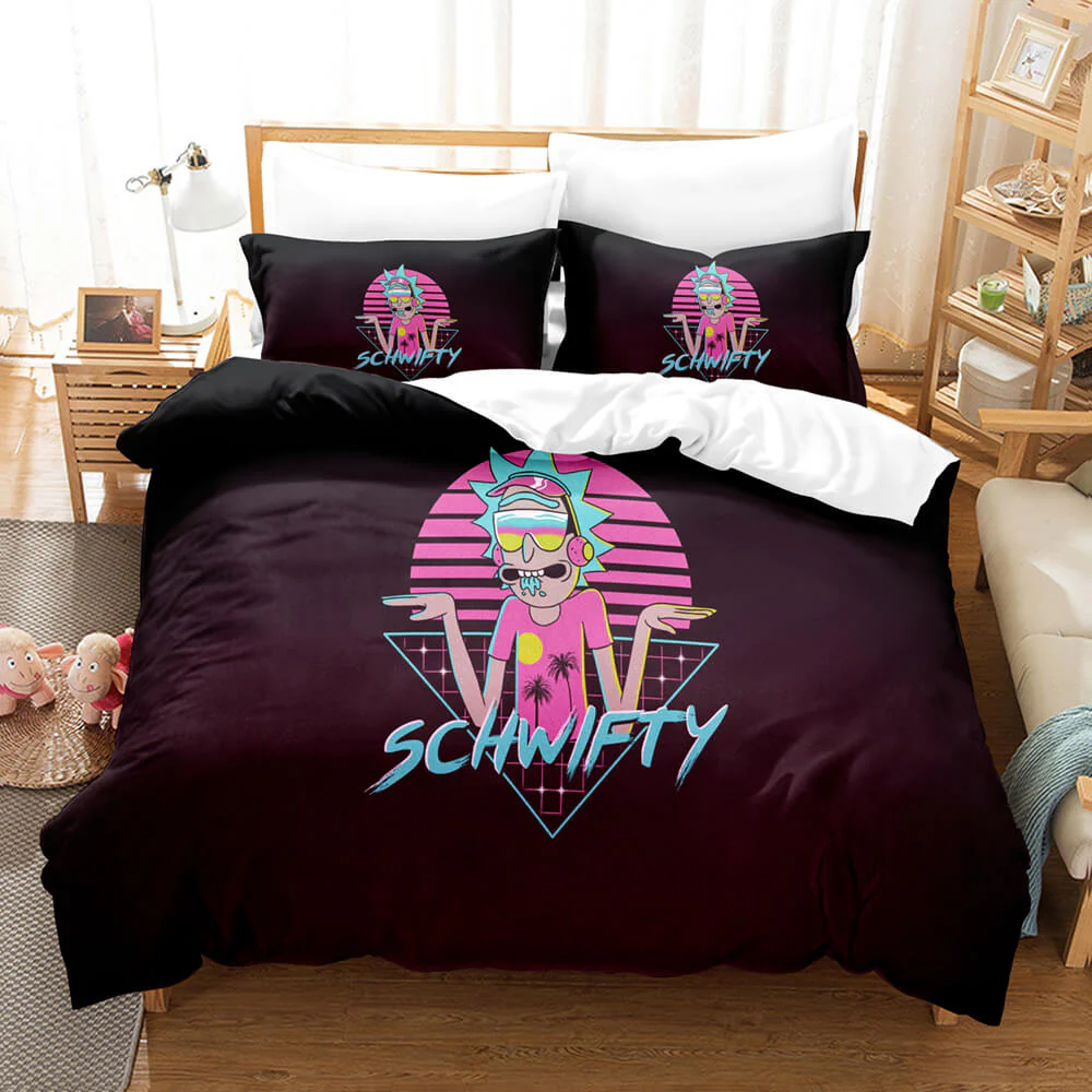 Schwifty Style Rick Bedding Set