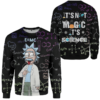 Scientific Genius Rick Cosplay Sweatshirt
