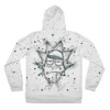 Scribble Rick Cartoon And Morty Hoodie back