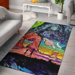 Starry Portal Dreamscape Rick And Morty Rug