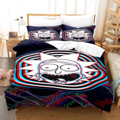 Trippy Rick’s Reality Warp Bedding Set