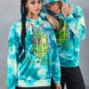 Rick and Morty Cartoon Character & Letter Hoodie Cool