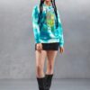 Rick and Morty Cartoon Character & Letter Hoodie women front