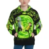 Rick and Morty Interdimensional Portal Escape Hoodie front