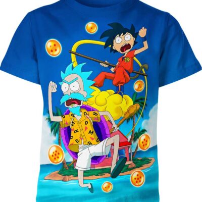 Rick And Morty X Dragon Ball Z Shirt