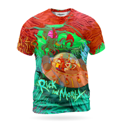 Rick and Morty Alien Monster Battle Shirt