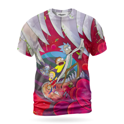 Rick and Morty Escape the Monster Maw Shirt