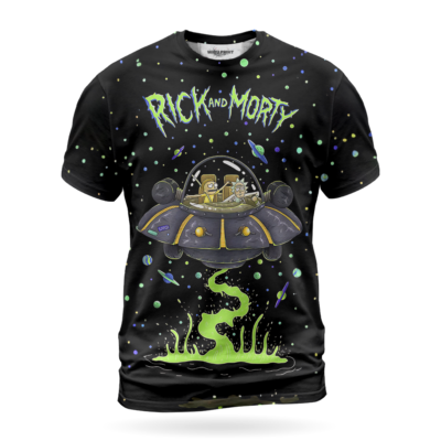 Rick and Morty Galactic Spaceship Adventure Shirt