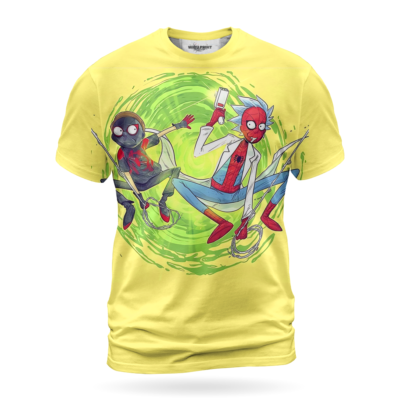 Rick and Morty Multiverse Spider Heroes Shirt