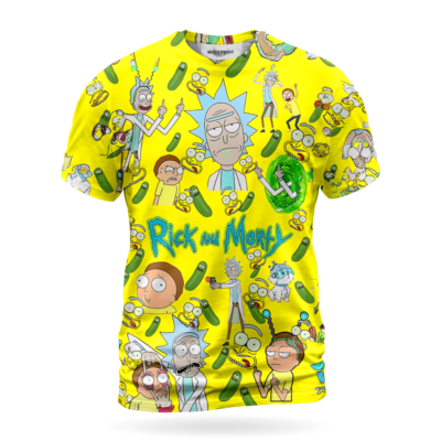 Rick and Morty Pickle Rick Crazy Faces Shirt
