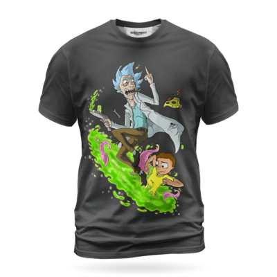 Rick and Morty Portal Surfing Adventure Shirt
