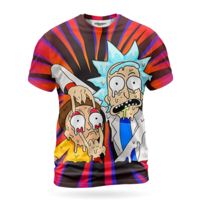 Rick and Morty Psychedelic Meltdown Shirt